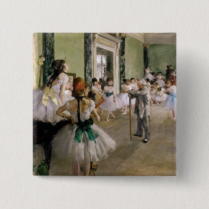 Edgar Degas - The Dance Class 缶バッジ