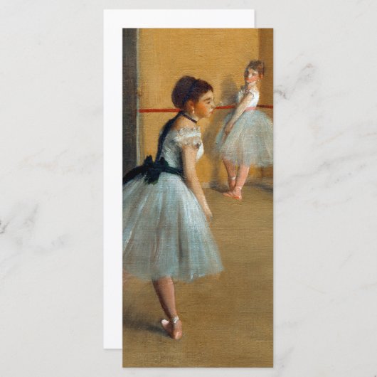 Edgar Degas The Dance Foyer at the Opera Card (正面/裏面)