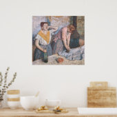 Edgar Degas | The Laundresses, c.1884 ポスター (キッチン)