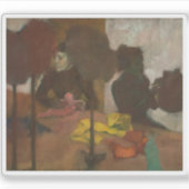 Edgar Degas - The Milliners シール (正面)