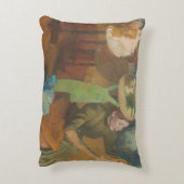 Edgar Degas - The Millinery Shop アクセントクッション (裏面(縦))
