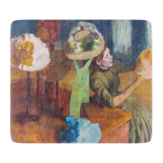 Edgar Degas - The Millinery Shop カッティングボード (正面)