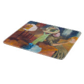 Edgar Degas - The Millinery Shop カッティングボード (角)