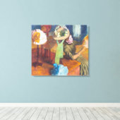 Edgar Degas - The Millinery Shop キャンバスプリント (インサイチュ (ウッドフロア))