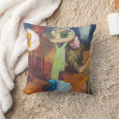 Edgar Degas - The Millinery Shop クッション (ブランケット)