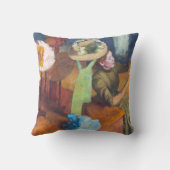 Edgar Degas - The Millinery Shop クッション (裏面)