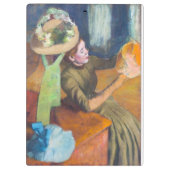 Edgar Degas - The Millinery Shop クリップボード (裏面)
