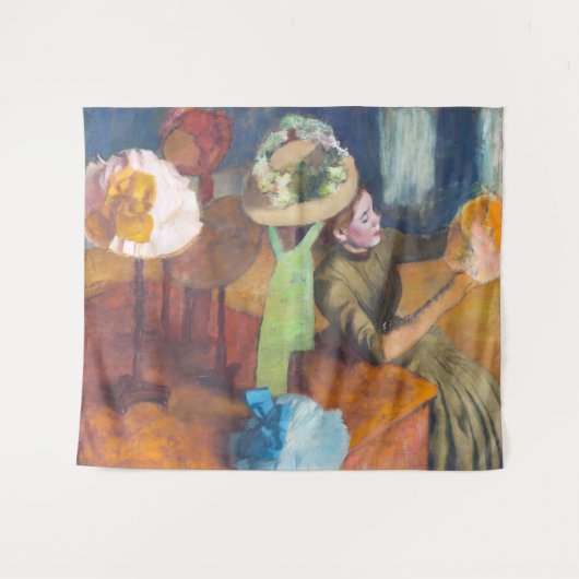 Edgar Degas - The Millinery Shop タペストリー (正面(横))