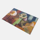 Edgar Degas - The Millinery Shop ドアマット (アングル)