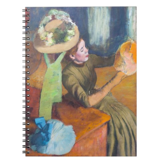 Edgar Degas - The Millinery Shop ノートブック (正面)