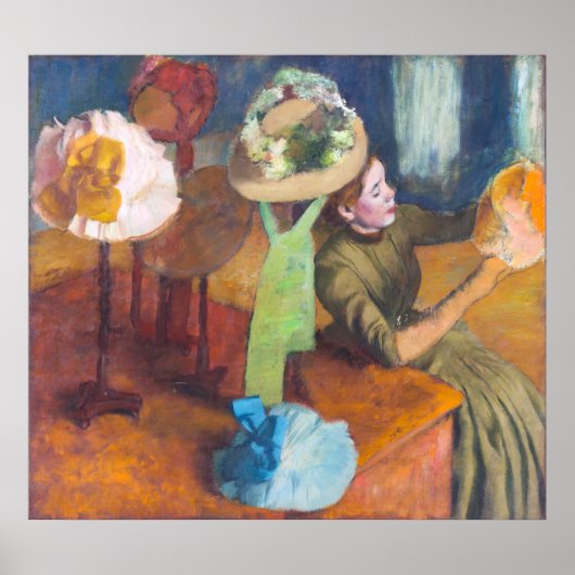 Edgar Degas - The Millinery Shop ポスター (正面)