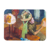 Edgar Degas - The Millinery Shop マグネット (横)