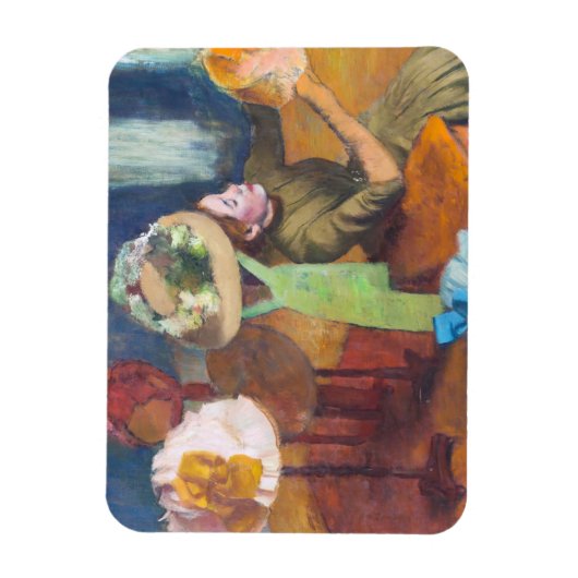 Edgar Degas - The Millinery Shop マグネット (縦)