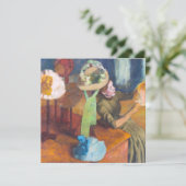 Edgar Degas - The Millinery Shop 招待状 (スタンド正面)