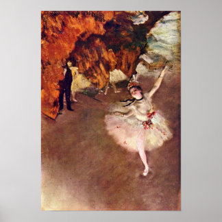 Edgar Degas - The prima ballerina (Rosita Mauri) ポスター