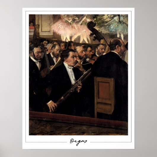 Edgar Degas Zeding Art Poster #12 ポスター (正面)