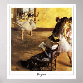 Edgar Degas Zeding Art Poster #152-2 ポスター