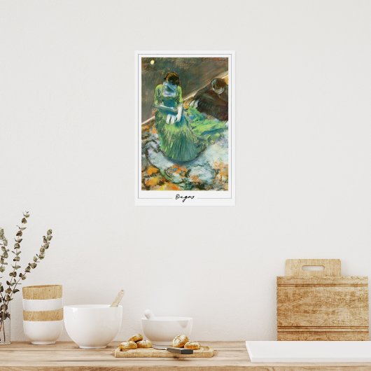 Edgar Degas Zeding Art Poster #159-2 ポスター (キッチン)