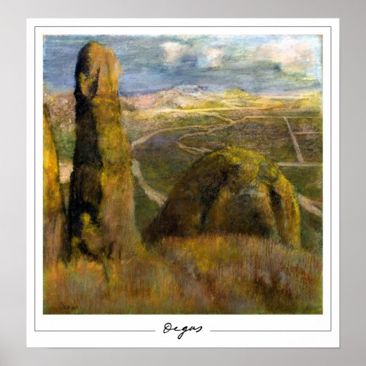Edgar Degas Zeding Art Poster #19 ポスター (正面)