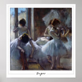 Edgar Degas Zeding Art Poster #1 ポスター (正面)