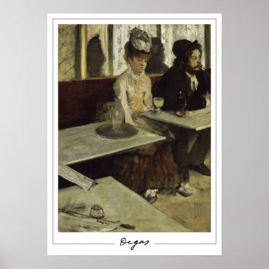 Edgar Degas Zeding Art Poster #1-2 ポスター (正面)
