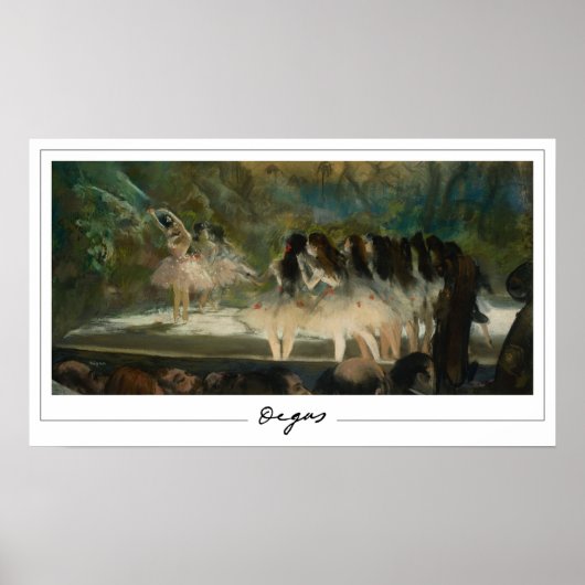 Edgar Degas Zeding Art Poster #21-2 ポスター (正面)