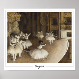 Edgar Degas Zeding Art Poster #22-2 ポスター