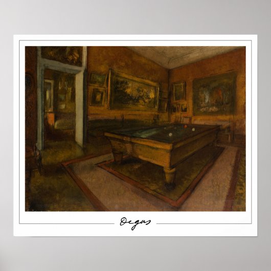 Edgar Degas Zeding Art Poster #24-2 ポスター (正面)