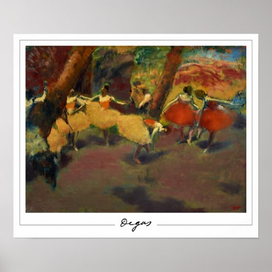 Edgar Degas Zeding Art Poster #28-2 ポスター (正面)