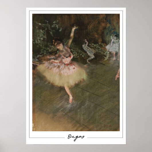 Edgar Degas Zeding Art Poster #30 ポスター (正面)