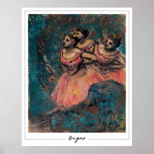 Edgar Degas Zeding Art Poster #37 ポスター (正面)