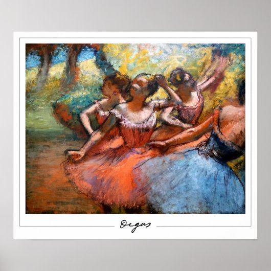 Edgar Degas Zeding Art Poster #408 ポスター (正面)
