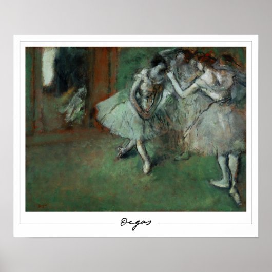 Edgar Degas Zeding Art Poster #4 ポスター (正面)