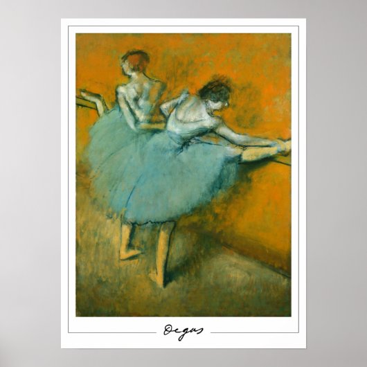 Edgar Degas Zeding Art Poster #4-2 ポスター (正面)