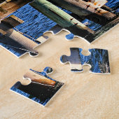 Edgartown港の灯台、マーサのブドウ園MA ジグソーパズル (側面)