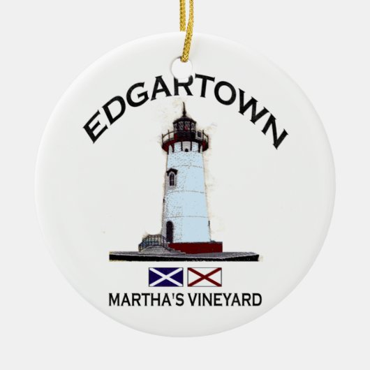 Edgartown. セラミックオーナメント (正面)
