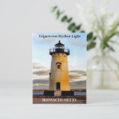 Edgartown Harbor Light, Massachusettsはがき ポストカード (スタンド正面)