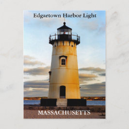 Edgartown Harbor Light, Massachusettsはがき ポストカード