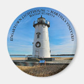 Edgartown Light house, Massachusetts Magnet マグネット (正面)
