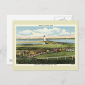 Edgartown Lighthouse Martha's Vineyard c1925 Postc ポストカード (正面/裏面)