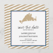Edgartown Martha's Vineyard Wedding Save the Date セーブザデート (正面/裏面)