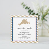 Edgartown Martha's Vineyard Wedding Save the Date セーブザデート (スタンド正面)