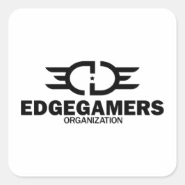 EDGEブラックステッカー スクエアシール