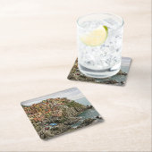 Edge of Italy - Manarola - Square Coaster スクエアペーパーコースター (インサイチュ)