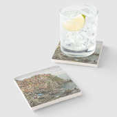 Edge of Italy - Manarola - Stone Coaster ストーンコースター (横)