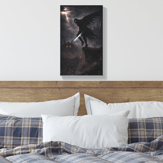 Edge of Judgment キャンバスプリント (インサイチュ (寝室))