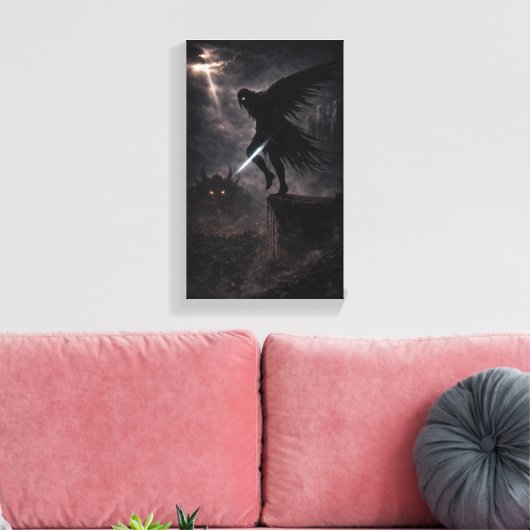 Edge of Judgment キャンバスプリント (インサイチュ (リビング))