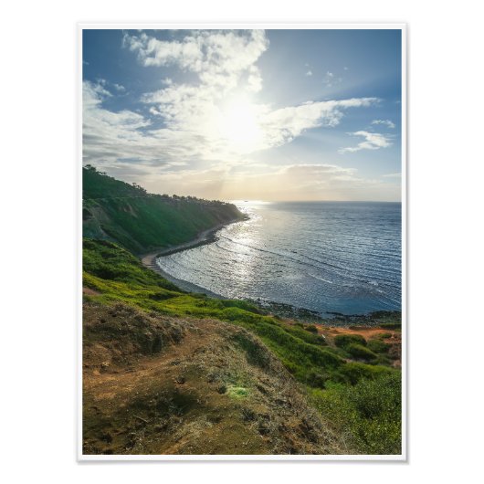 Edge of the Sunlit Coast フォトプリント (正面)