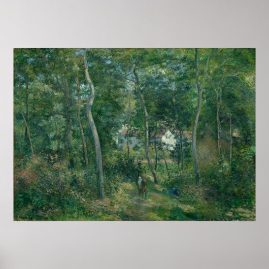 Edge of the Woods by Camille Pissarro  ポスター (正面)