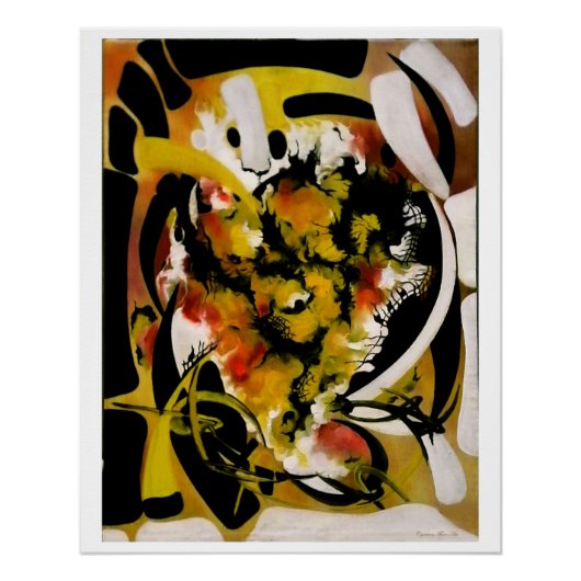 「Edge with Continuation」、光沢のあるポスター ポスター (正面)